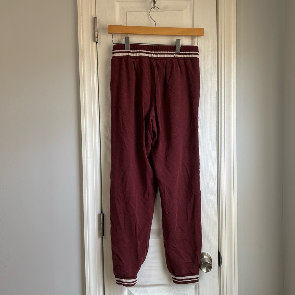 Madewell MWL Superbrushed Easygoing Sweatpants: Striped Trim Edition - Picture 3 of 4